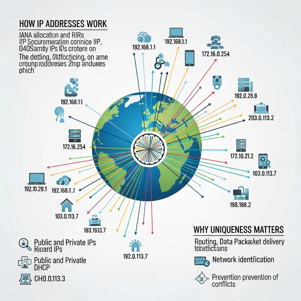 Tại Sao Địa Chỉ IP Không Bao Giờ Trùng Lặp: Khám Phá Cơ Chế Độc Đáo Của Mạng Internet