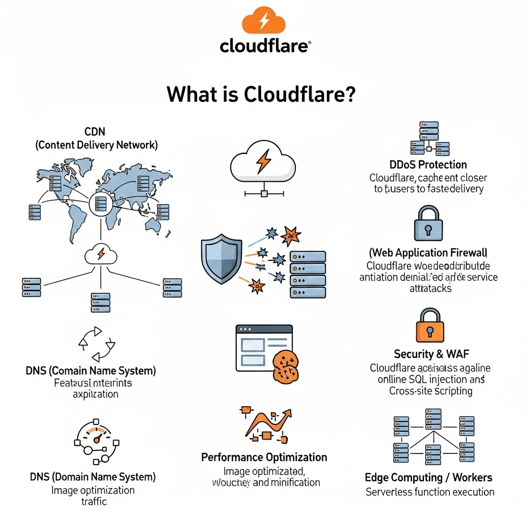 Cloudflare là gì? Giải thích chi tiết về dịch vụ mạng và bảo mật hàng đầu